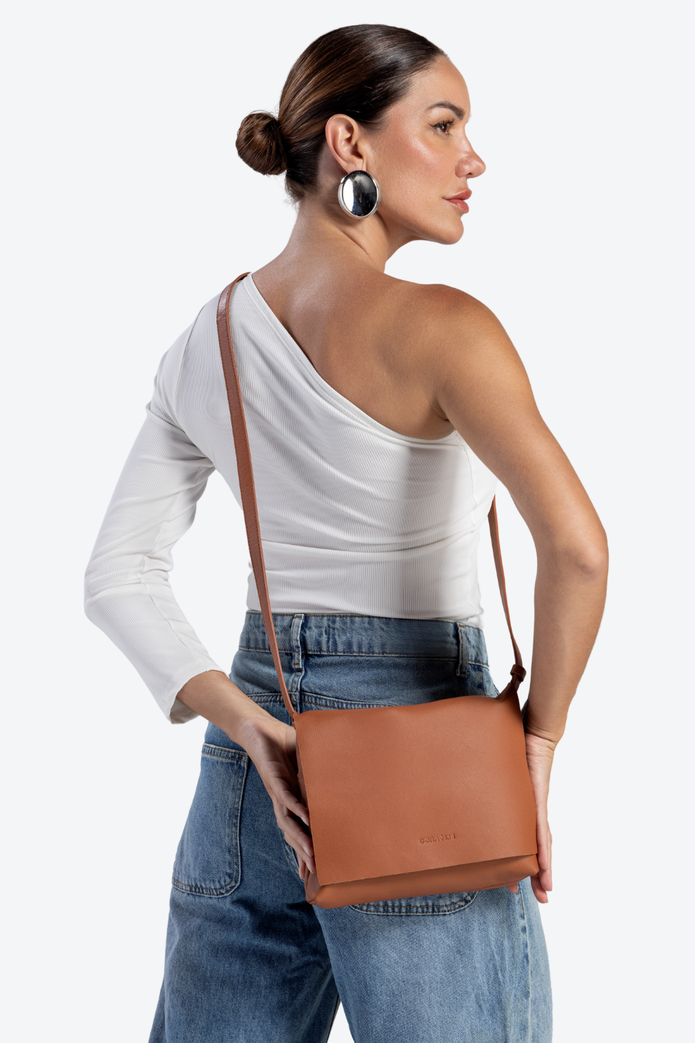 Bolsa Couro Tampa Pequena