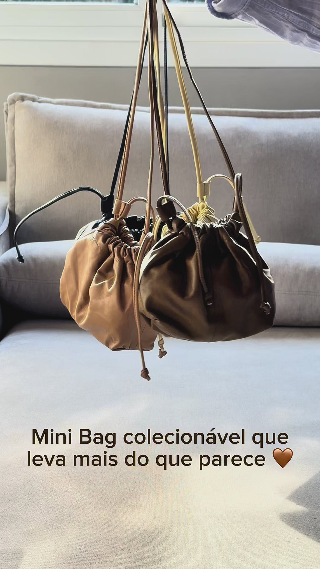 Mini Bag Couro Transversal