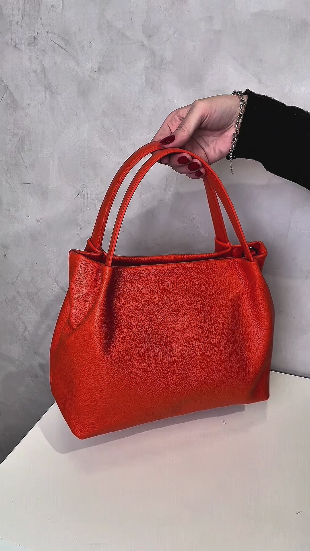 Bolsa Couro Tote Média