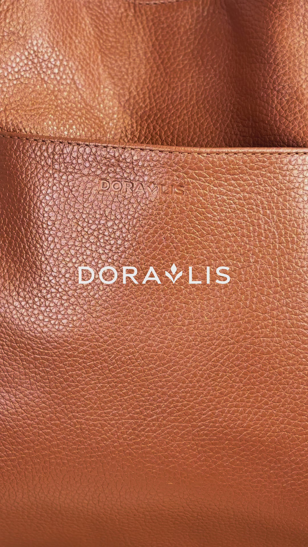Bolsa Couro Três Divisórias Grande