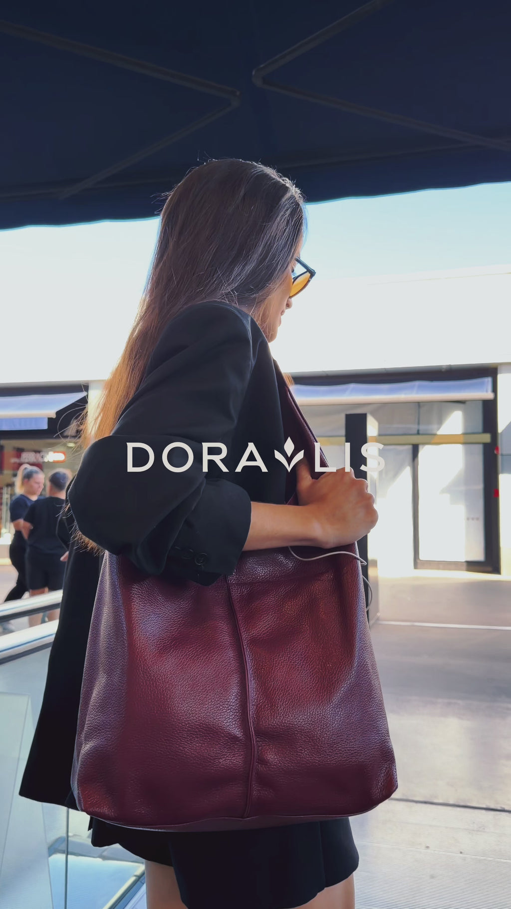 Bolsa Couro Saco Grande